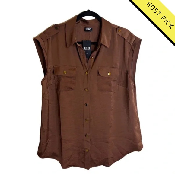 HP | INC International Concepts Top - Picture 1 of 7